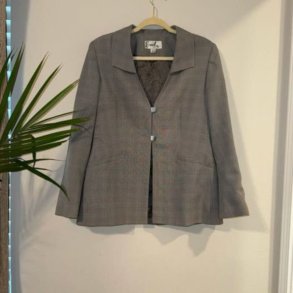 Emily Plaid Blazer Size 12